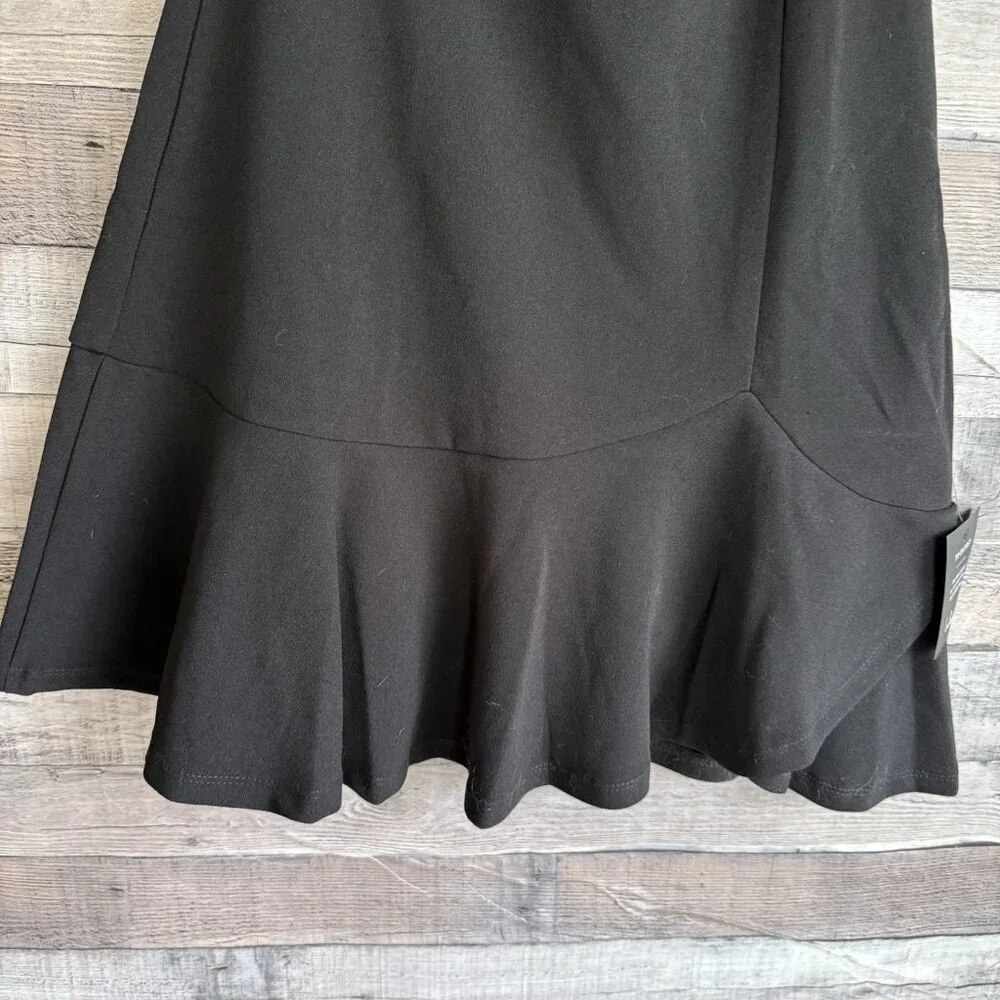 Lulus Dress One Shoulder Mini Dress Black Womens Size Medium NWT - Picture 4 of 10